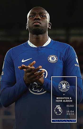 programme cover for Chelsea v Brighton And Hove Albion, 15th Apr 2023