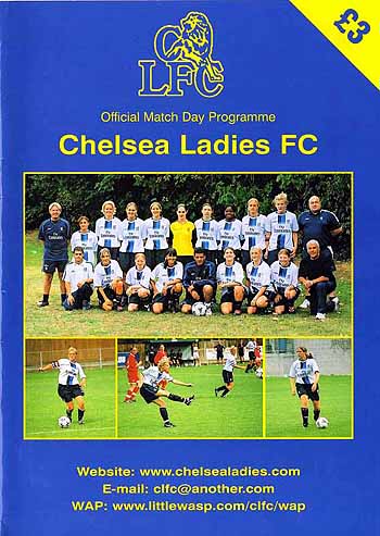 programme cover for Chelsea v Southampton Saints, Sunday, 11th Apr 2004