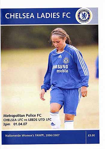 programme cover for Chelsea v Leeds United, Sunday, 1st Apr 2007