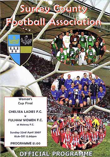 programme cover for Fulham v Chelsea, Sunday, 22nd Apr 2007
