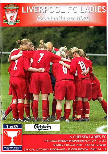 programme cover for Liverpool v Chelsea, Sunday, 14th May 2006