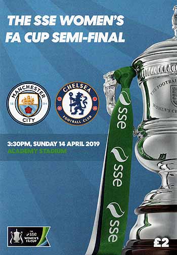 programme cover for Manchester City v Chelsea, Sunday, 14th Apr 2019
