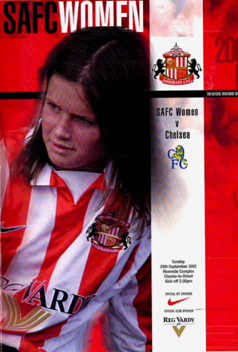 programme cover for Sunderland v Chelsea, Sunday, 29th Sep 2002