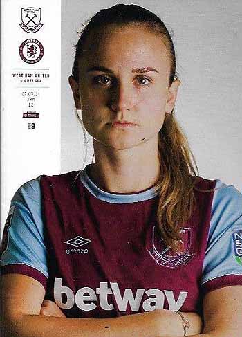 programme cover for West Ham United v Chelsea, Sunday, 7th Mar 2021