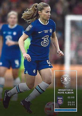 programme cover for Chelsea v Brighton And Hove Albion, Wednesday, 8th Mar 2023