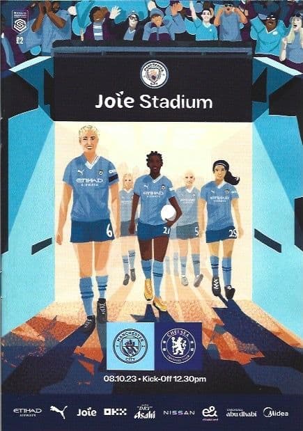 programme cover for Manchester City v Chelsea, Sunday, 8th Oct 2023