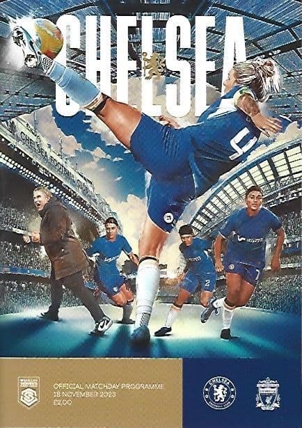 programme cover for Chelsea v Liverpool, Sunday, 19th Nov 2023