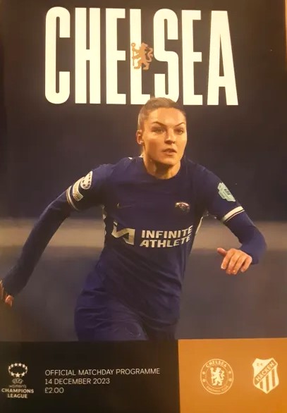 programme cover for Chelsea v BK Hacken, Thursday, 14th Dec 2023