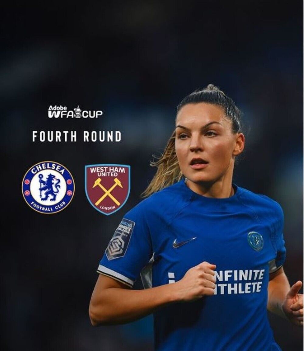 programme cover for Chelsea v West Ham United, Sunday, 14th Jan 2024