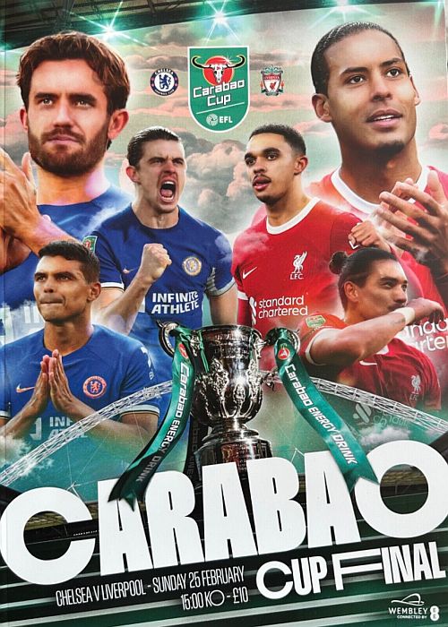 programme cover for Liverpool v Chelsea, 25th Feb 2024