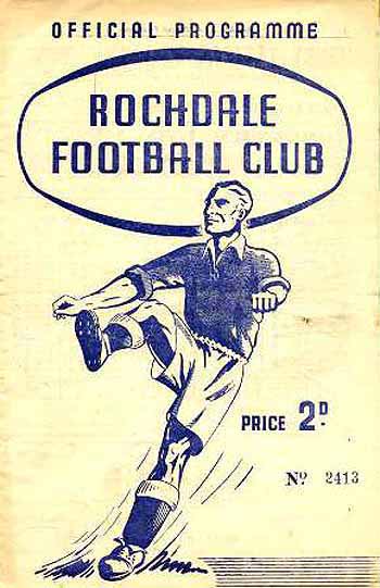 programme cover for Rochdale v Chelsea, Tuesday, 9th Jan 1951