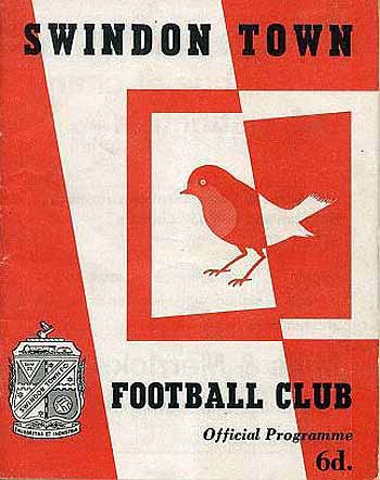 programme cover for Swindon Town v Chelsea, Wednesday, 25th Sep 1963