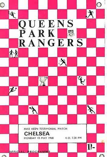 programme cover for Queens Park Rangers v Chelsea, 13th May 1968