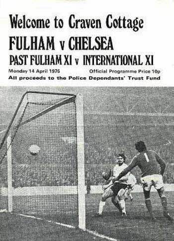 programme cover for Fulham v Chelsea, 14th Apr 1975