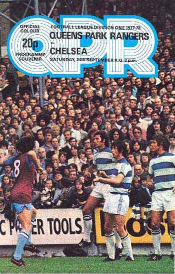 programme cover for Queens Park Rangers v Chelsea, Saturday, 24th Sep 1977