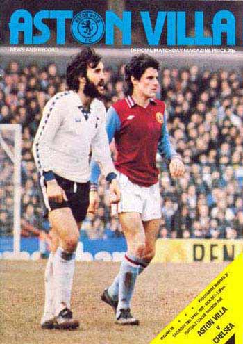 programme cover for Aston Villa v Chelsea, Saturday, 28th Apr 1979