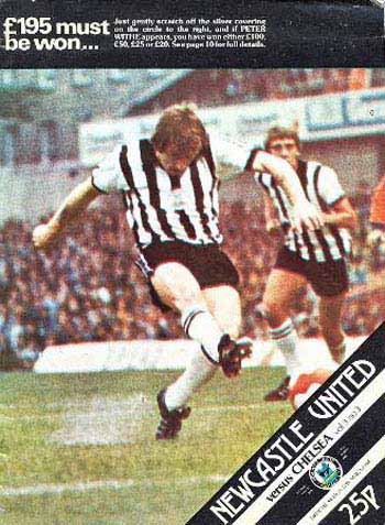 programme cover for Newcastle United v Chelsea, 1st Sep 1979