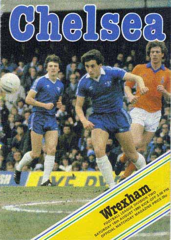 programme cover for Chelsea v Wrexham, Saturday, 16th Aug 1980