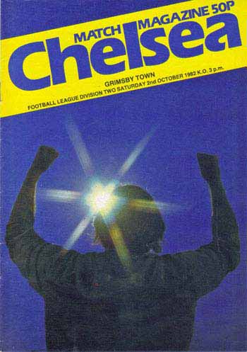 programme cover for Chelsea v Grimsby Town, 2nd Oct 1982