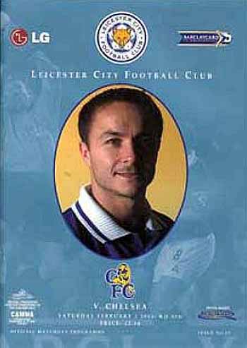 programme cover for Leicester City v Chelsea, 2nd Feb 2002