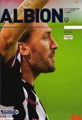 programme cover for West Bromwich Albion v Chelsea, Saturday, 30th Oct 2004
