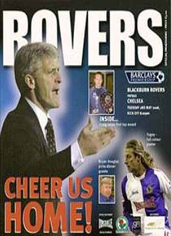 programme cover for Blackburn Rovers v Chelsea, 2nd May 2006