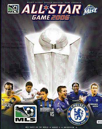 programme cover for MLS All Stars v Chelsea, 5th Aug 2006