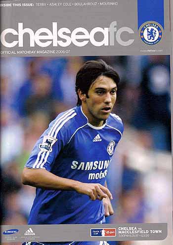 programme cover for Chelsea v Macclesfield Town, Saturday, 6th Jan 2007