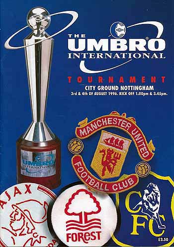 programme cover for Nottingham Forest v Chelsea, 3rd Aug 1996