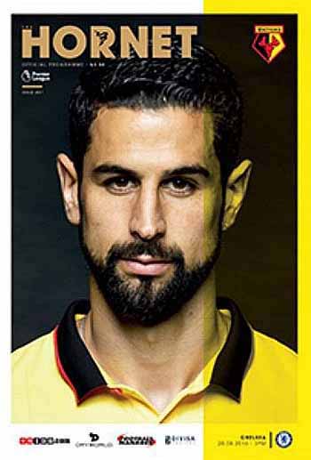 programme cover for Watford v Chelsea, 20th Aug 2016