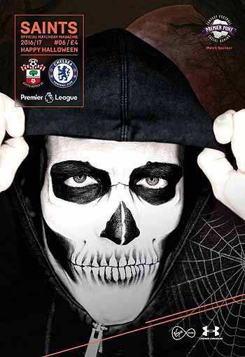 programme cover for Southampton v Chelsea, 30th Oct 2016