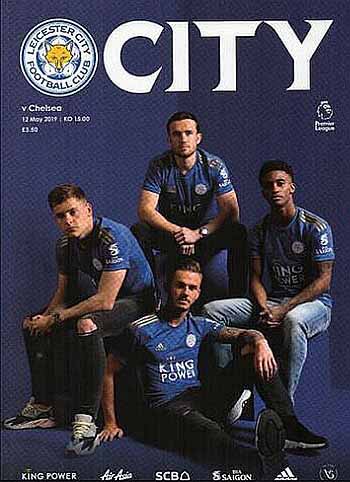 programme cover for Leicester City v Chelsea, Sunday, 12th May 2019