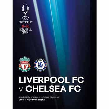 programme cover for Liverpool v Chelsea, 14th Aug 2019