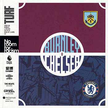 programme cover for Burnley v Chelsea, 26th Oct 2019