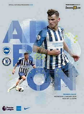 programme cover for Brighton And Hove Albion v Chelsea, 1st Jan 2020