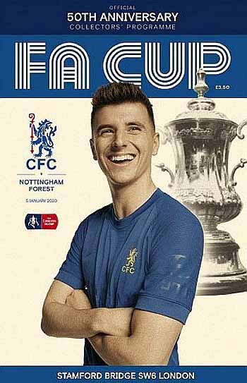 programme cover for Chelsea v Nottingham Forest, 5th Jan 2020