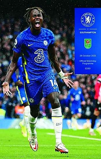 programme cover for Chelsea v Southampton, Tuesday, 26th Oct 2021