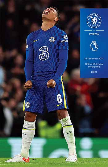 programme cover for Chelsea v Everton, Thursday, 16th Dec 2021