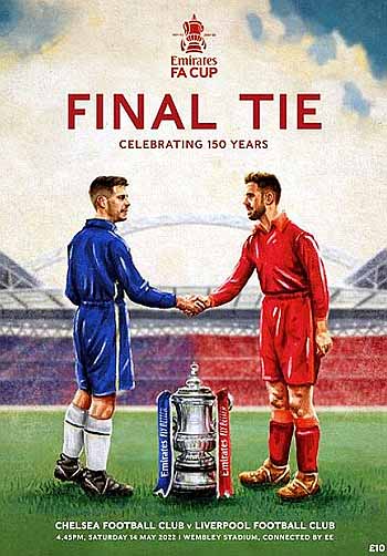 programme cover for Liverpool v Chelsea, Saturday, 14th May 2022