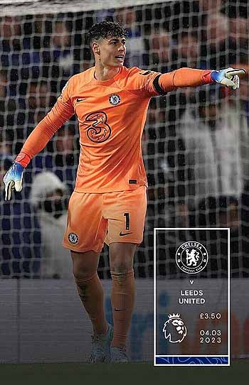 programme cover for Chelsea v Leeds United, Saturday, 4th Mar 2023