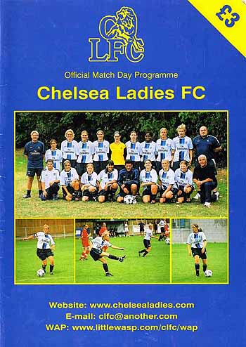 programme cover for Chelsea v Portsmouth, Sunday, 28th Mar 2004