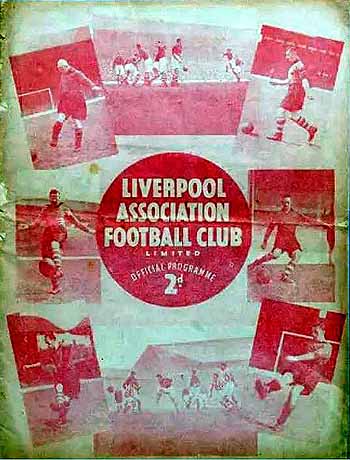 programme cover for Liverpool v Chelsea, Saturday, 2nd Sep 1939