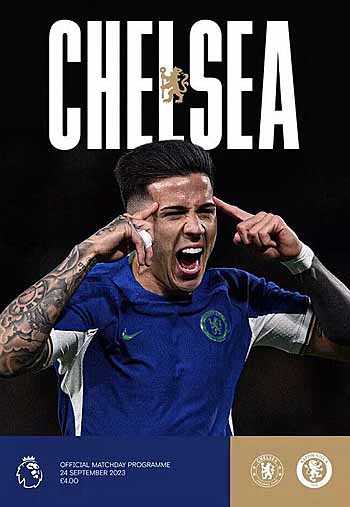 programme cover for Chelsea v Aston Villa, Sunday, 24th Sep 2023