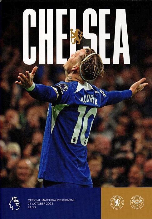 programme cover for Chelsea v Brentford, Saturday, 28th Oct 2023