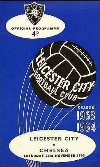 programme cover for Leicester City v Chelsea, 23rd Nov 1963