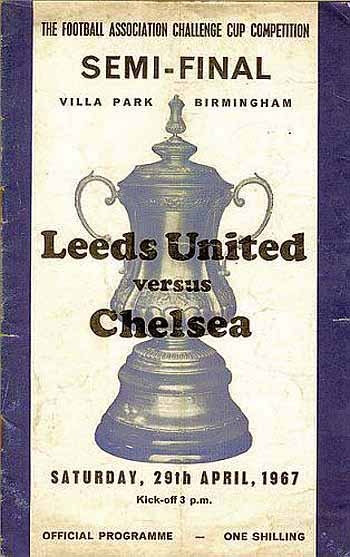 programme cover for Leeds United v Chelsea, Saturday, 29th Apr 1967