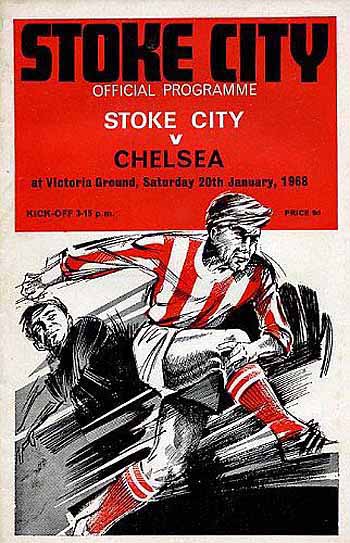programme cover for Stoke City v Chelsea, Saturday, 20th Jan 1968