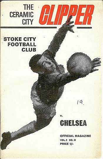 programme cover for Stoke City v Chelsea, Monday, 13th Apr 1970