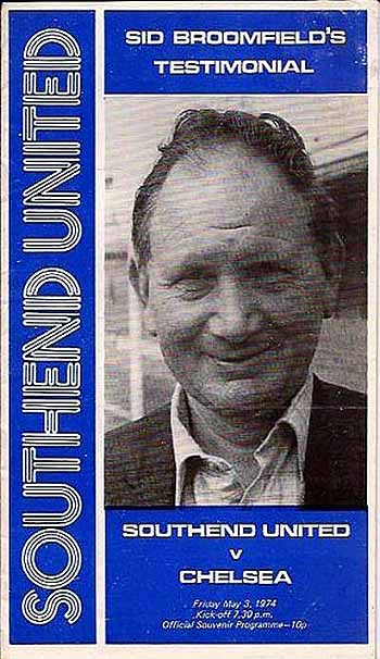 programme cover for Southend United v Chelsea, 3rd May 1974