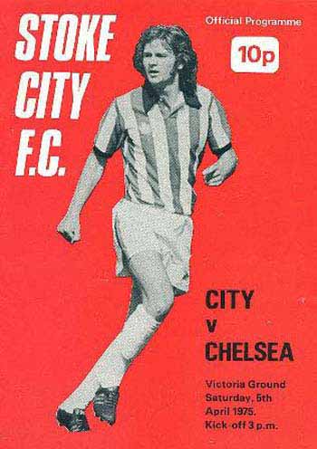 programme cover for Stoke City v Chelsea, Saturday, 5th Apr 1975